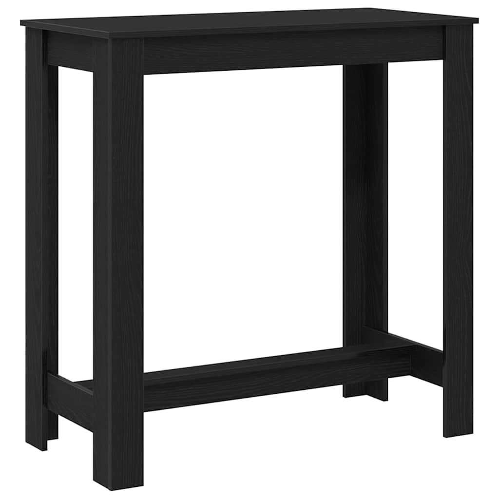 Bárasztal 102 x 50 x 103.5 cm Szerelt Fa Fekete tölgy