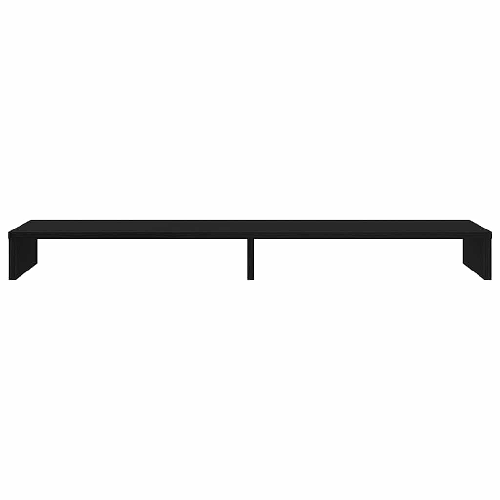 fekete tölgy színű szerelt fa monitorállvány 100 x 27 x 10 cm