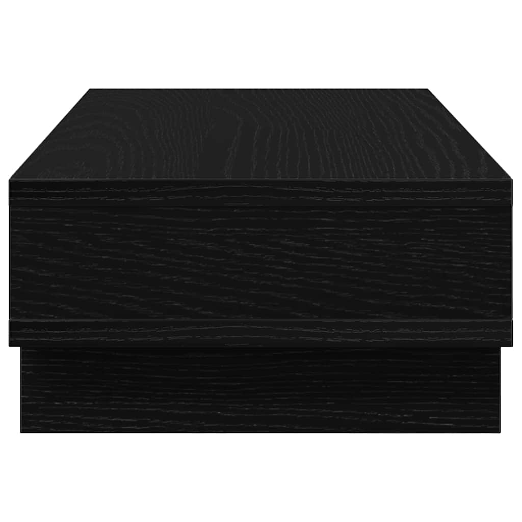 fekete tölgy színű szerelt fa monitorállvány 50 x 27 x 15 cm