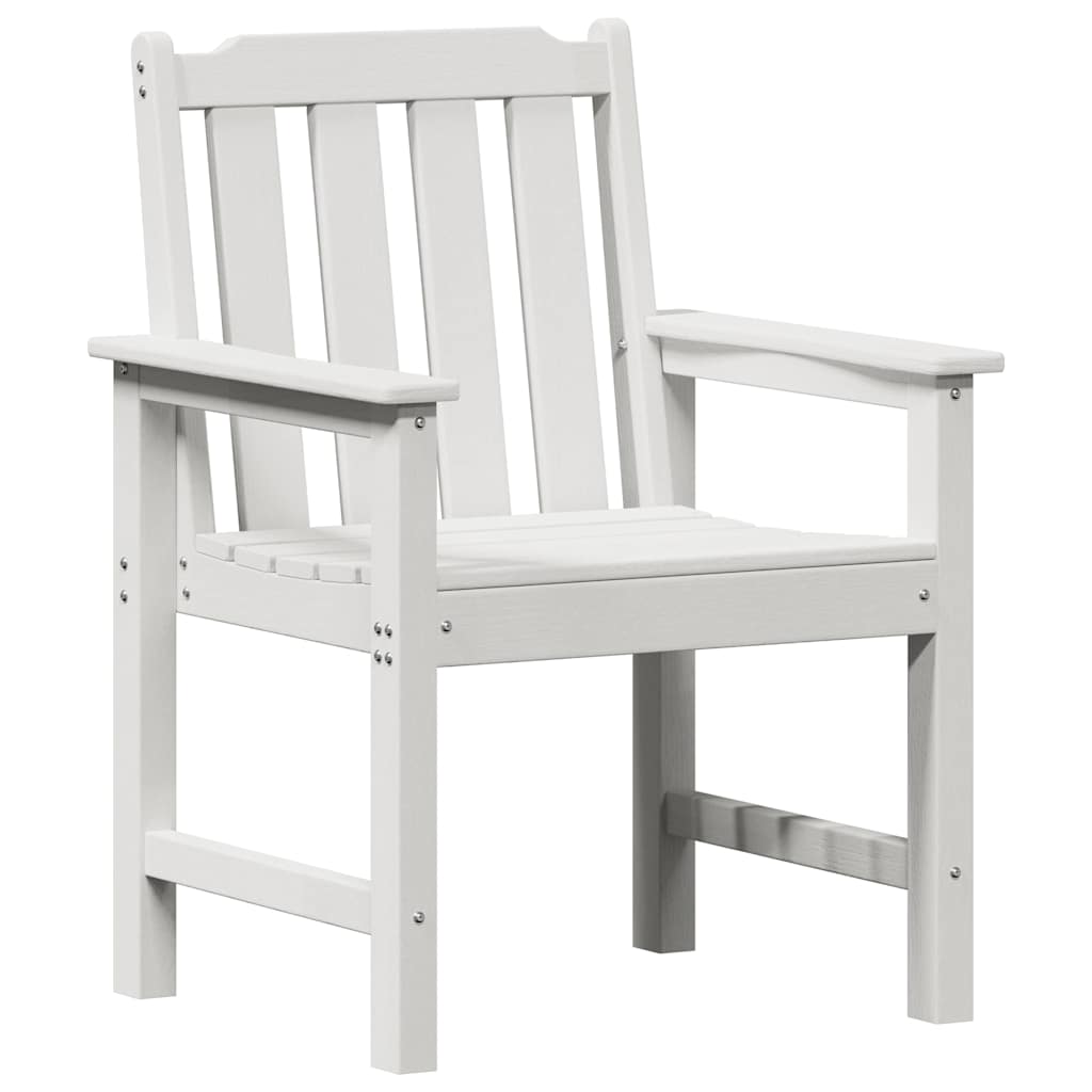 Kerti étkezőszék 2 pcs Fehér 65,5 x 59 x 88 cm HDPE