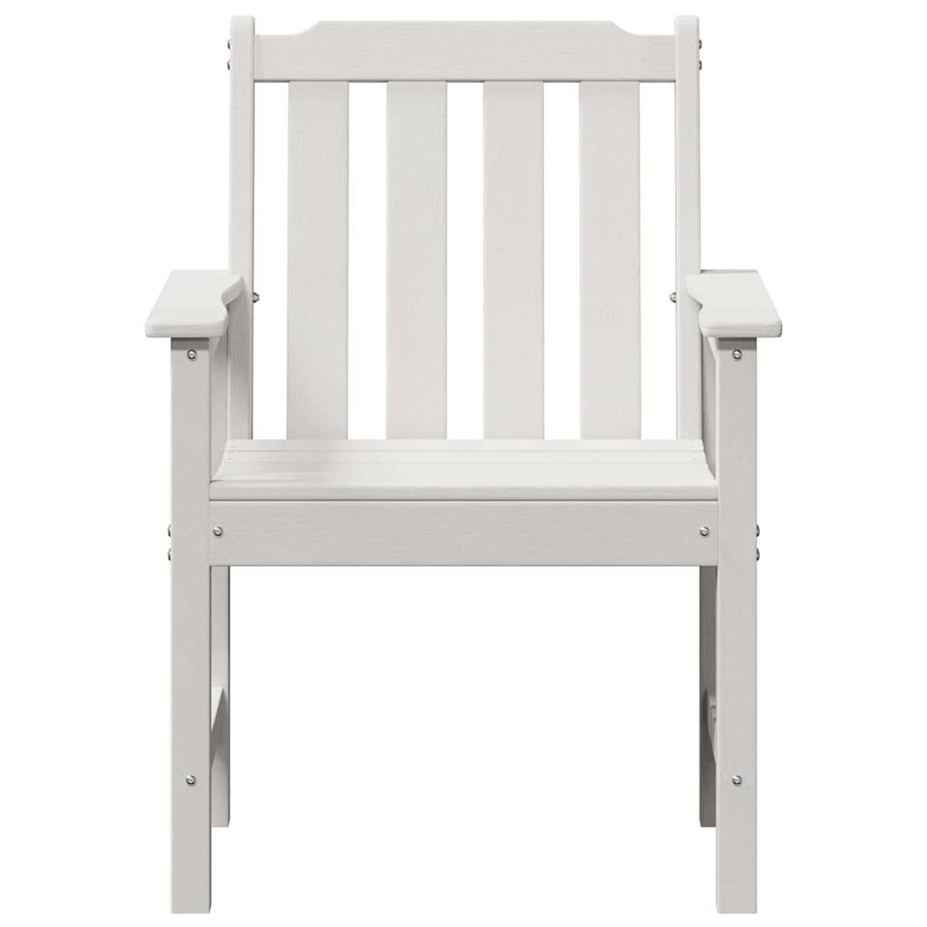 Kerti étkezőszék 2 pcs Fehér 65,5 x 59 x 88 cm HDPE