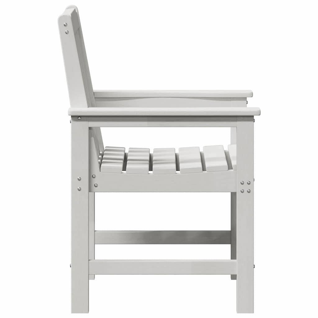 Kerti étkezőszék 2 pcs Fehér 65,5 x 59 x 88 cm HDPE