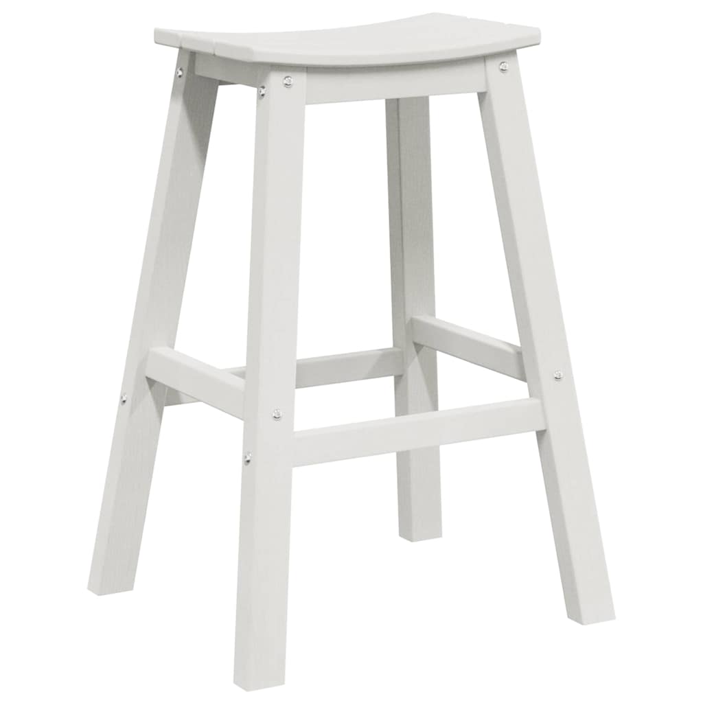 Bárszék 2 pcs Fehér 52 x 43 x 73,5 cm HDPE
