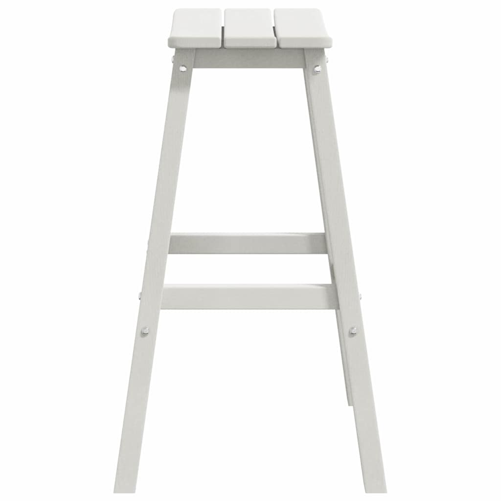 Bárszék 2 pcs Fehér 52 x 43 x 73,5 cm HDPE