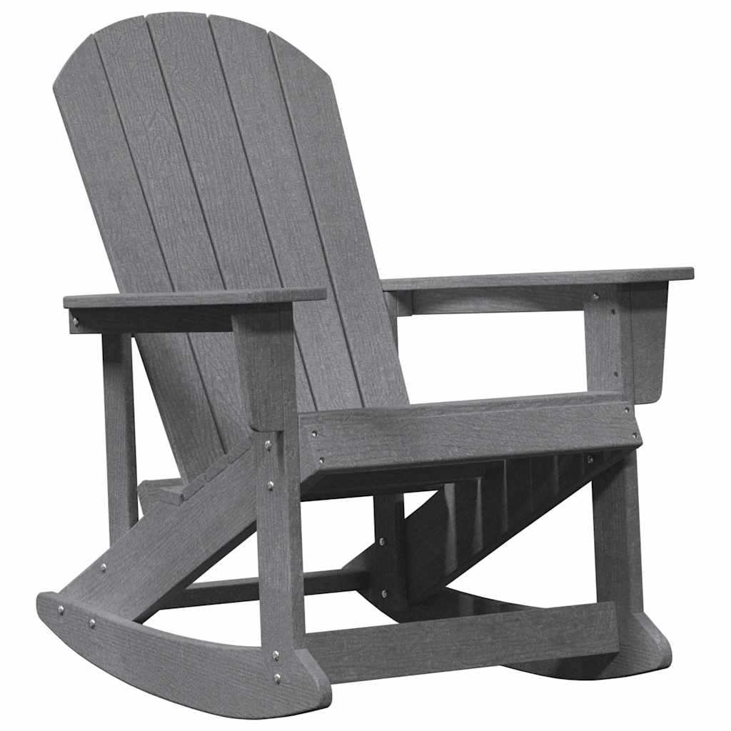 Adirondack hintaszék Világosszürke HDPE