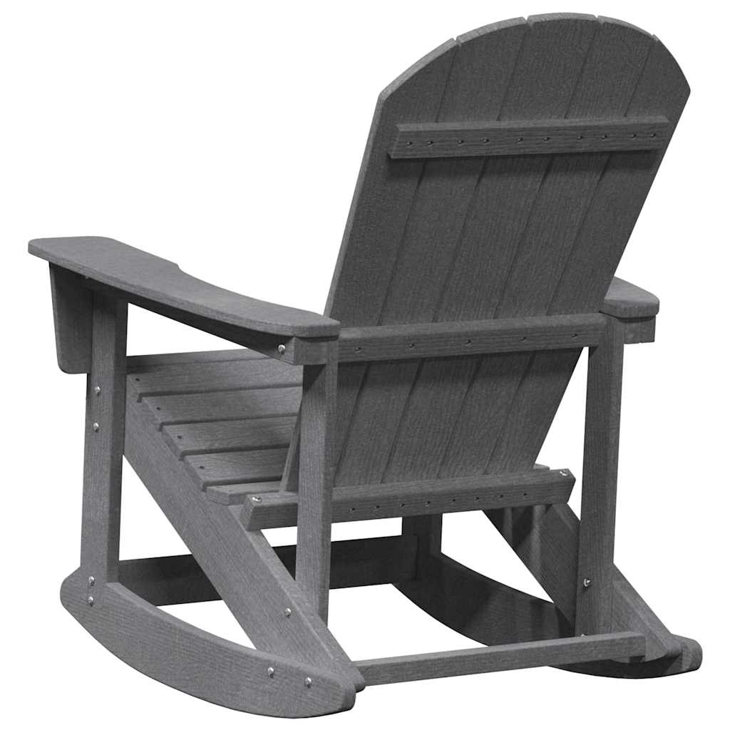 Adirondack hintaszék Világosszürke HDPE