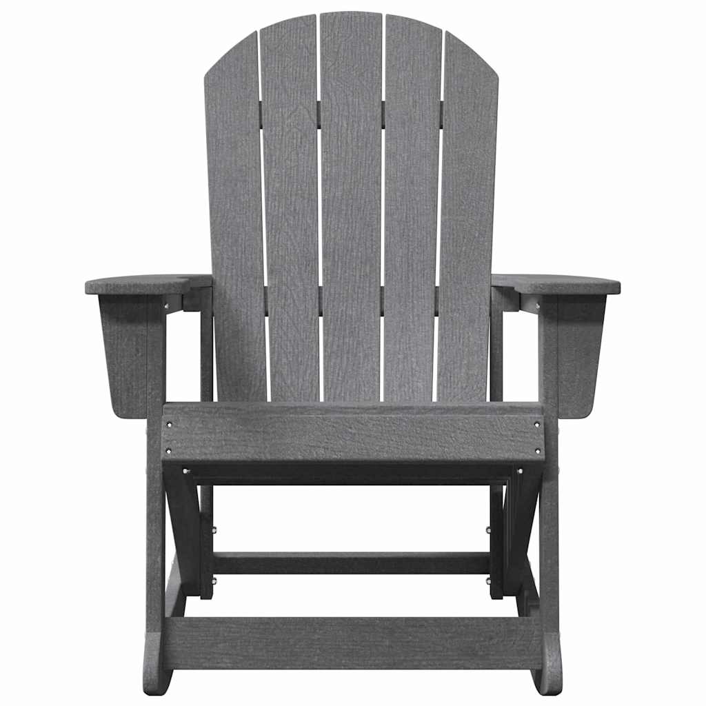 Adirondack hintaszék Világosszürke HDPE