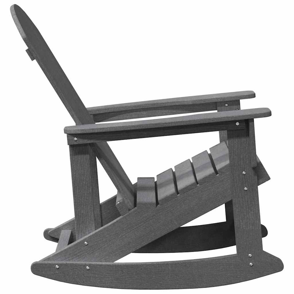 Adirondack hintaszék Világosszürke HDPE