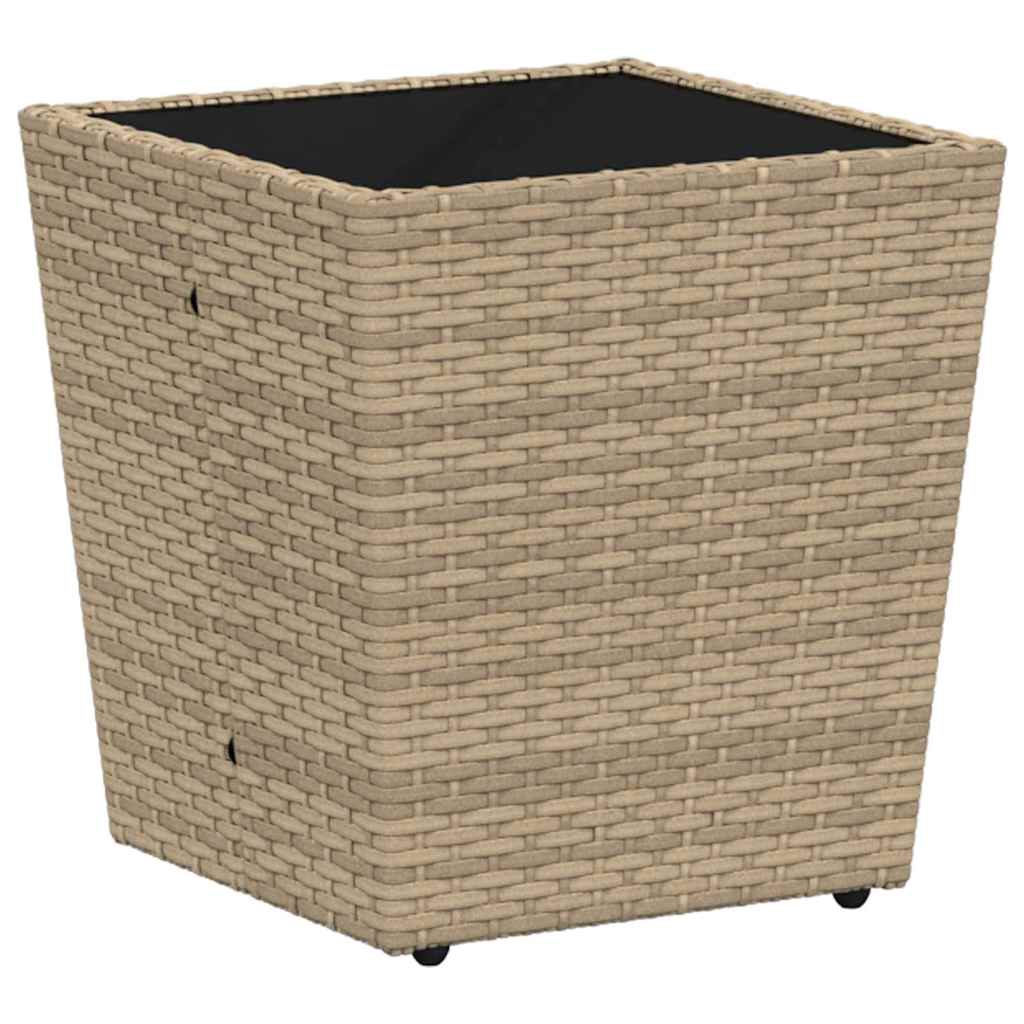 Kert Bistro Készlet 3 pcs Bézs polirattan