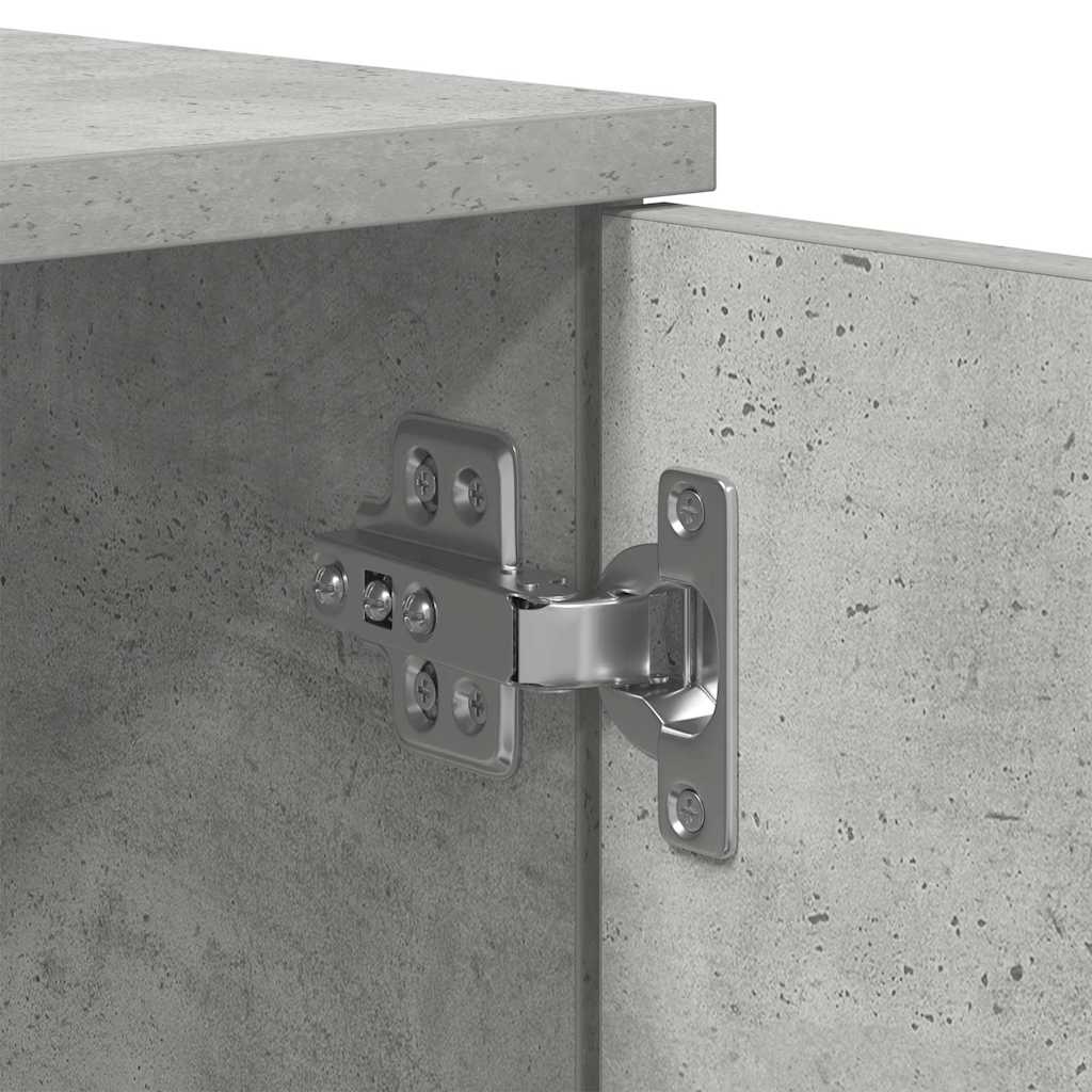 Ágykeret fiókkal tárolóval Beton Szürke 70 x 190 cm Szerelt Fa