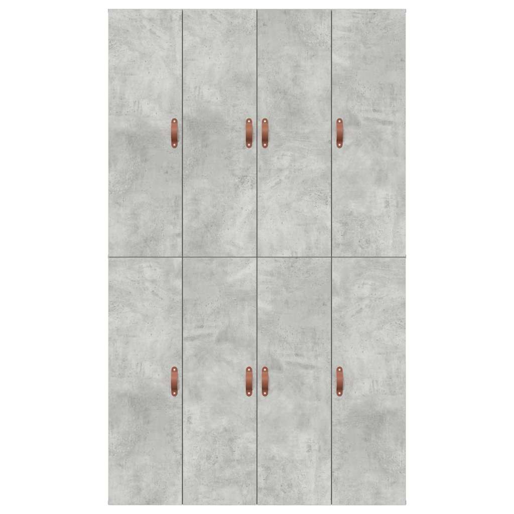 Ágykeret tárolóval tárolóval Beton Szürke 120 x 190 cm Faanyag