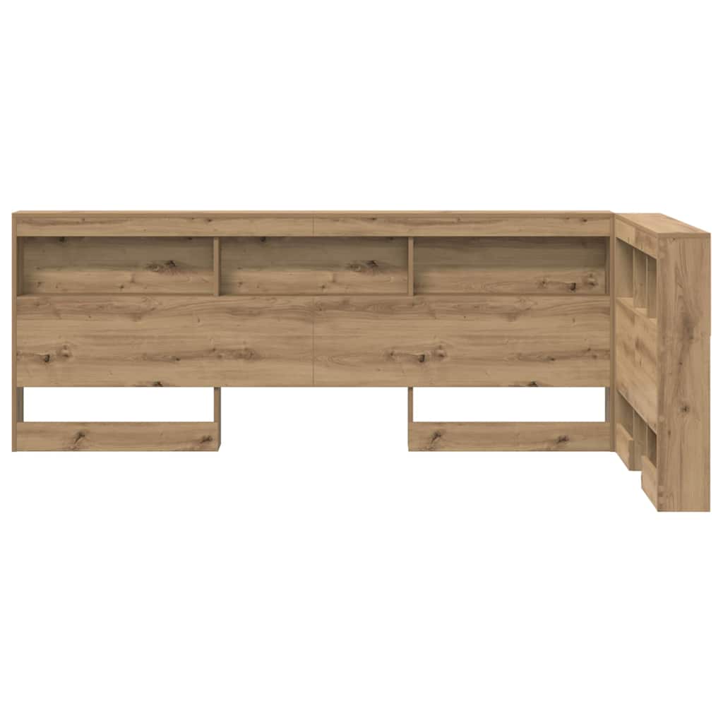 Tároló fejtámla Artisan tölgy Szerelt Fa