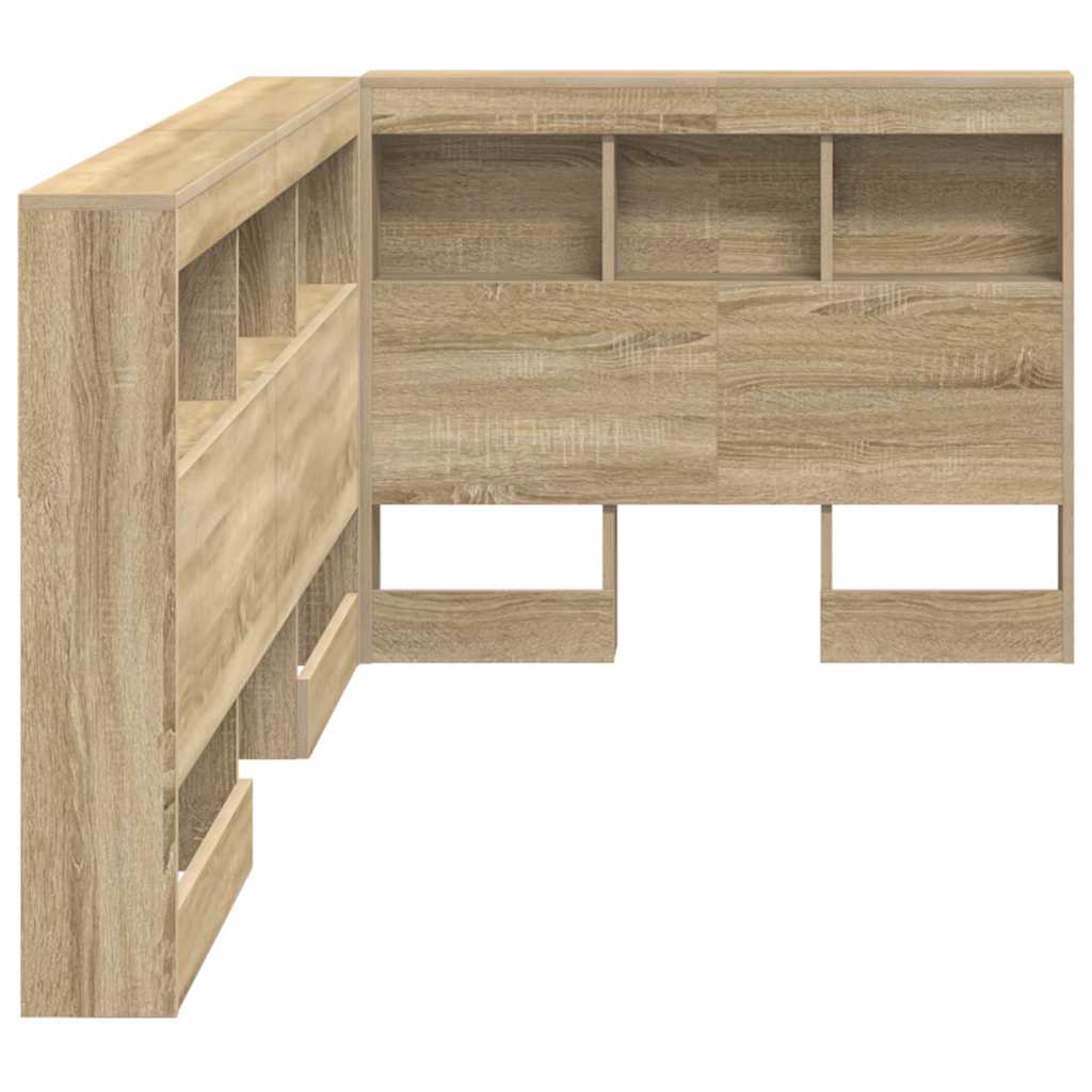 Tároló fejtámla Sonoma tölgy Szerelt Fa