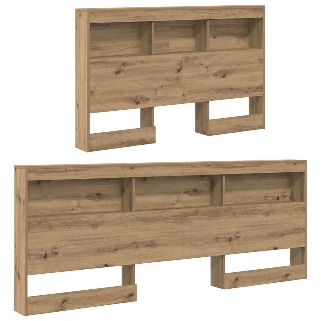 Tároló fejtámla Artisan tölgy Szerelt Fa