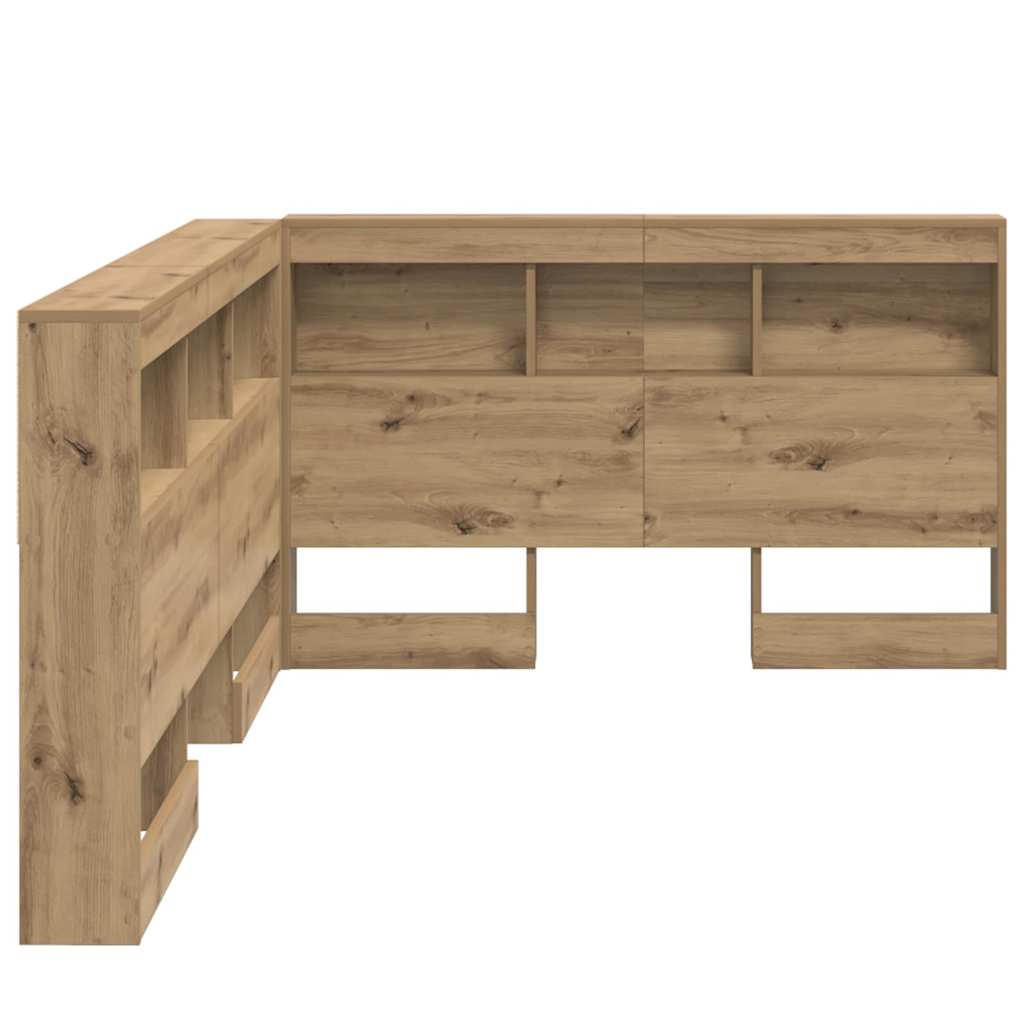 Tároló fejtámla Artisan tölgy Szerelt Fa