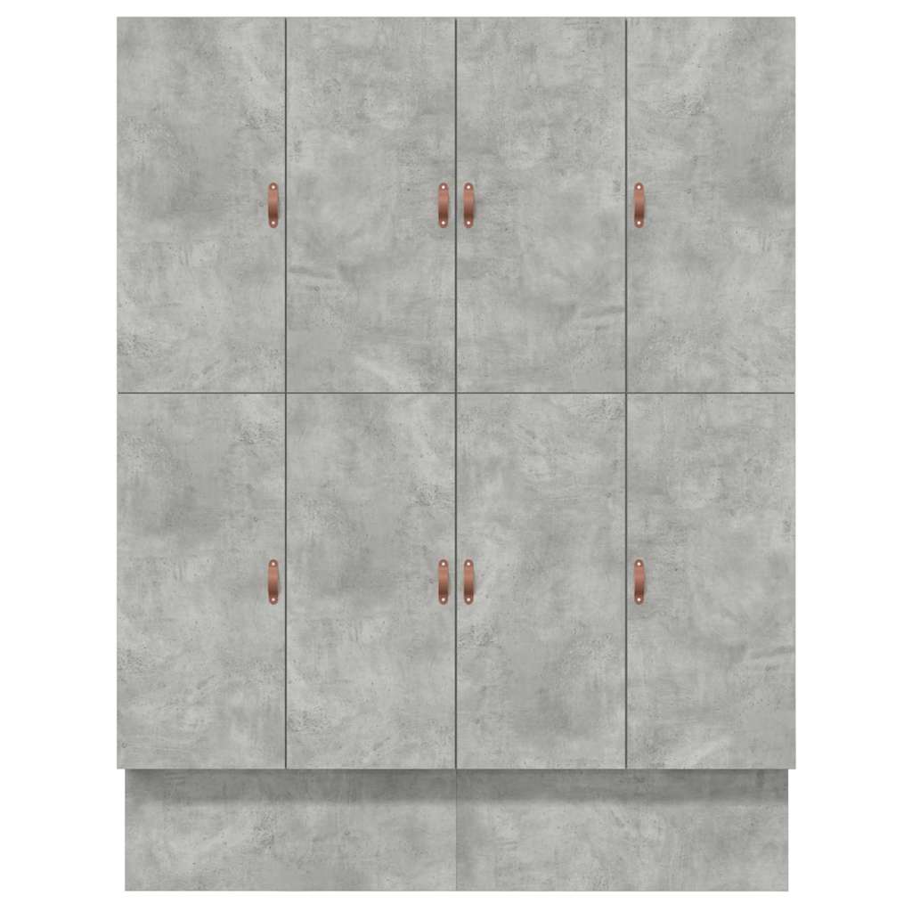 Ágykeret tárolóval fiókkal Beton Szürke 180 cm Faanyag