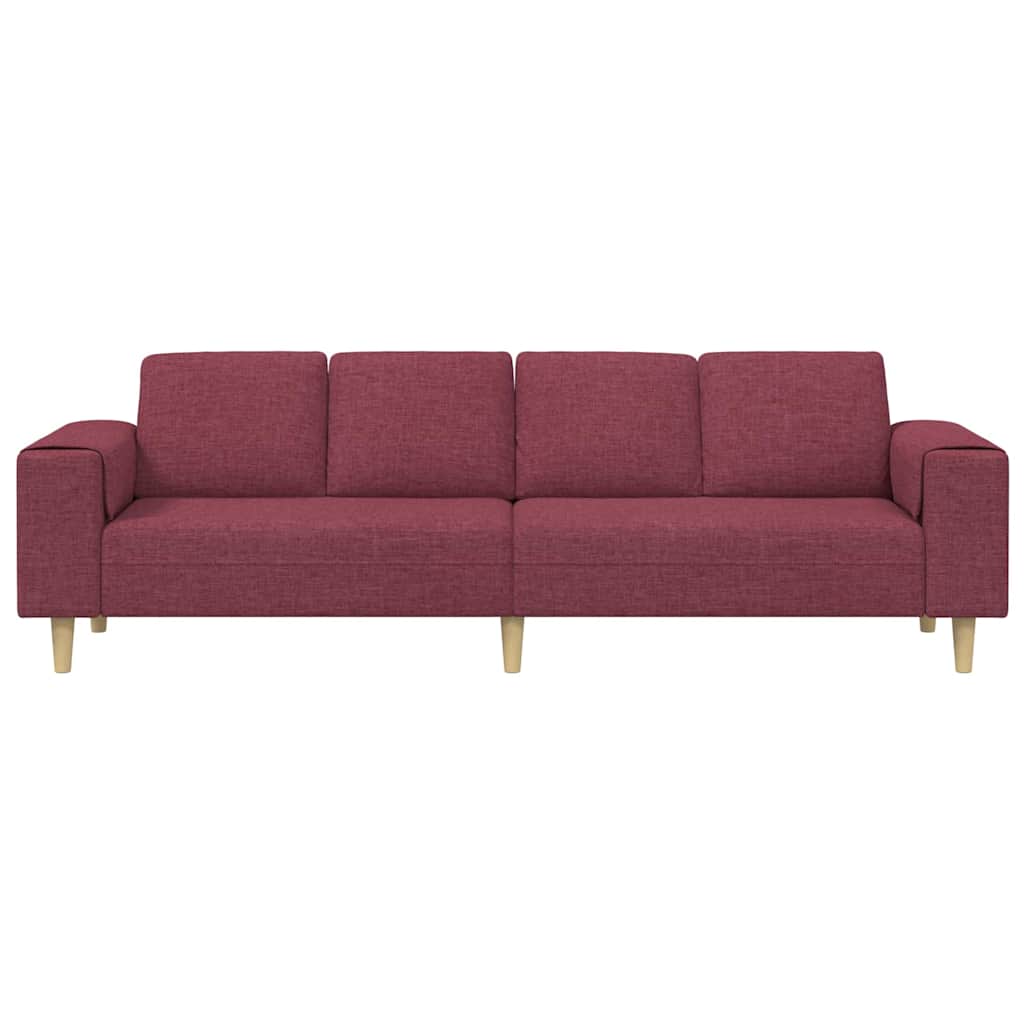 Nappali Kanapé Bordó 250 x 77 x 76 cm Poliészter