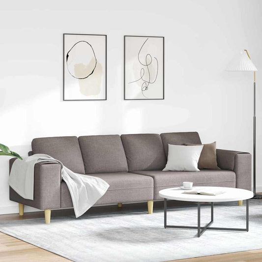 Nappali Kanapé Tópszínű 250 x 77 x 76 cm Poliészter