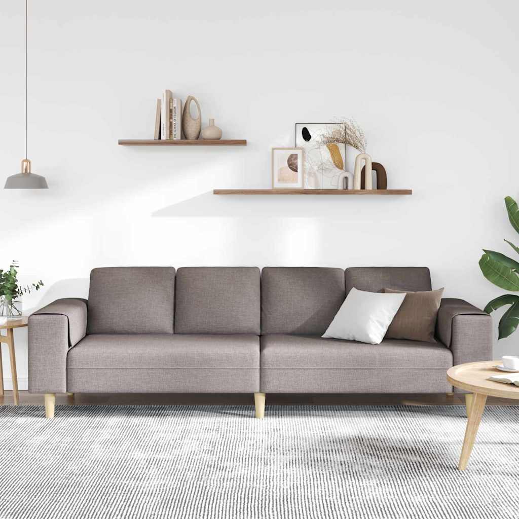 Nappali Kanapé Tópszínű 250 x 77 x 76 cm Poliészter