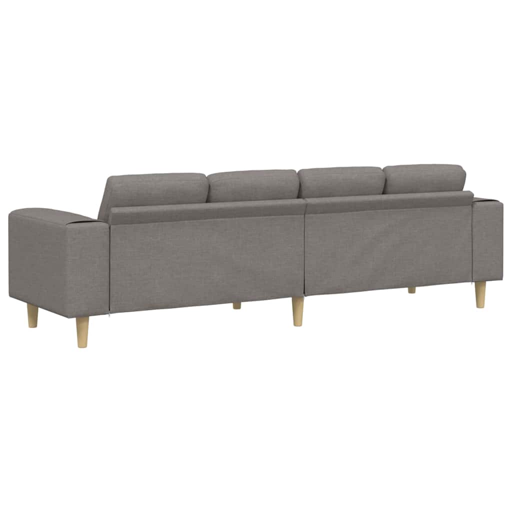 Nappali Kanapé Tópszínű 250 x 77 x 76 cm Poliészter
