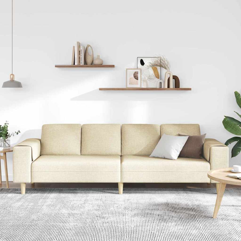 Nappali Kanapé Krém 250 x 77 x 76 cm Poliészter