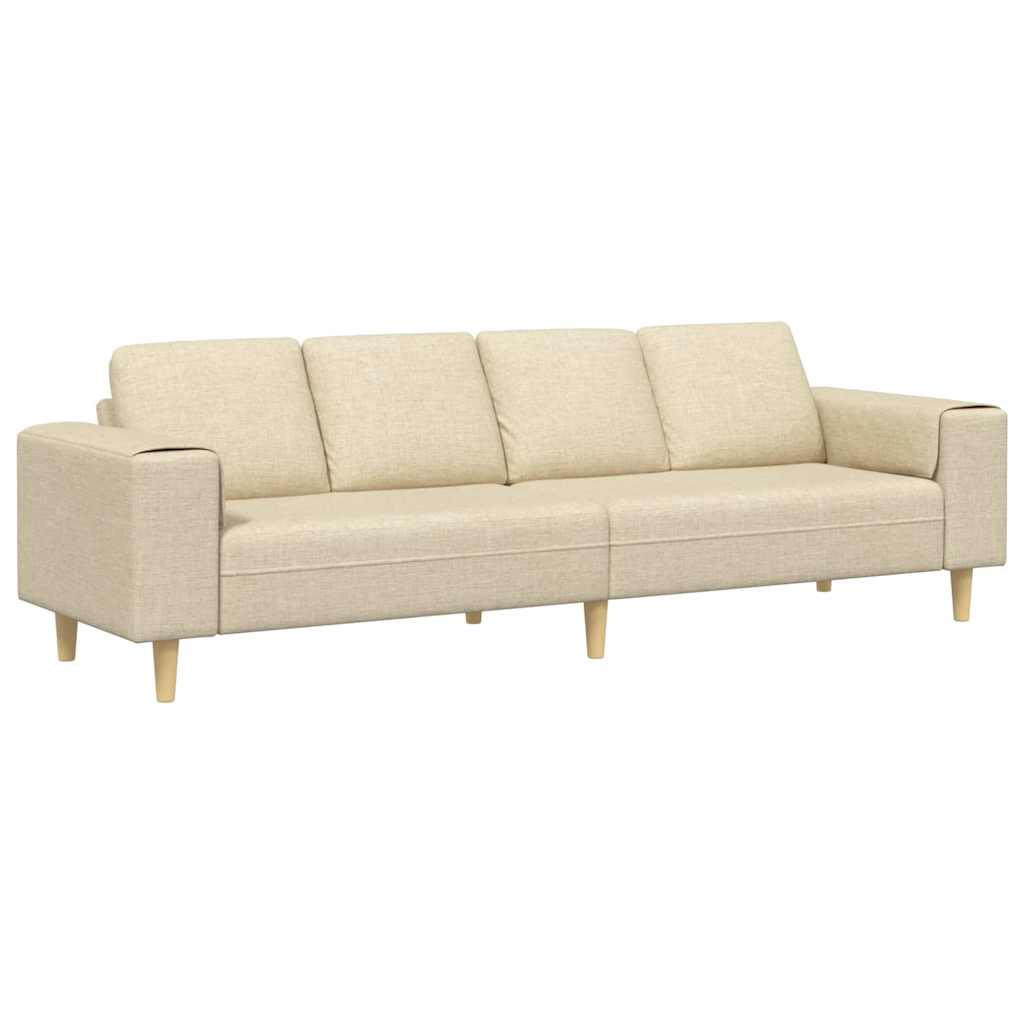Nappali Kanapé Krém 250 x 77 x 76 cm Poliészter