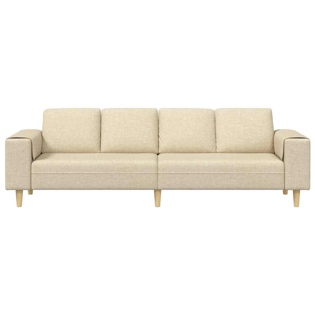Nappali Kanapé Krém 250 x 77 x 76 cm Poliészter