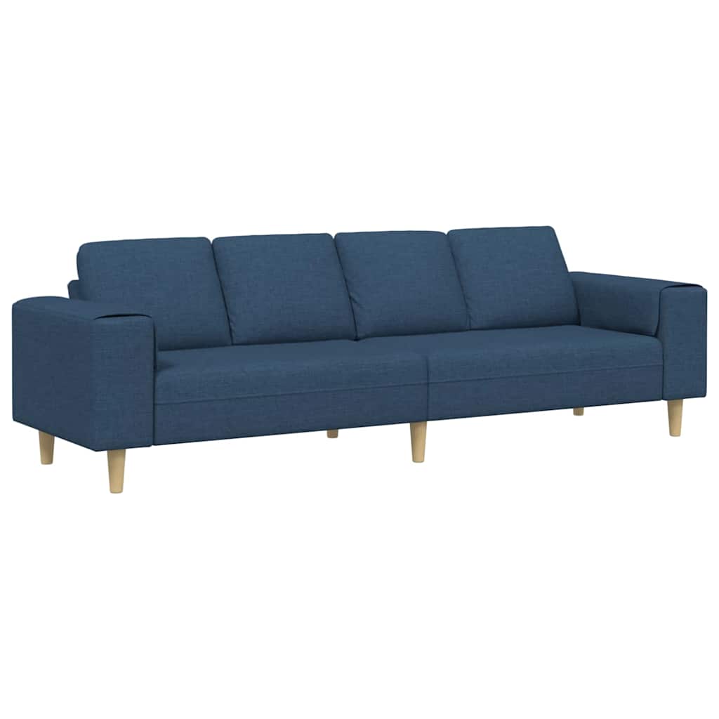 Nappali Kanapé Kék 250 x 77 x 76 cm Poliészter