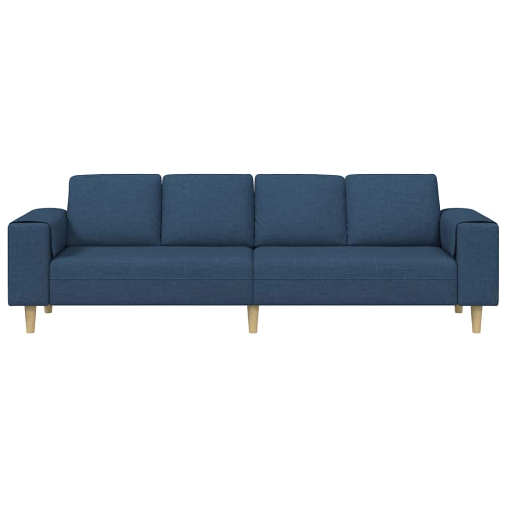 Nappali Kanapé Kék 250 x 77 x 76 cm Poliészter