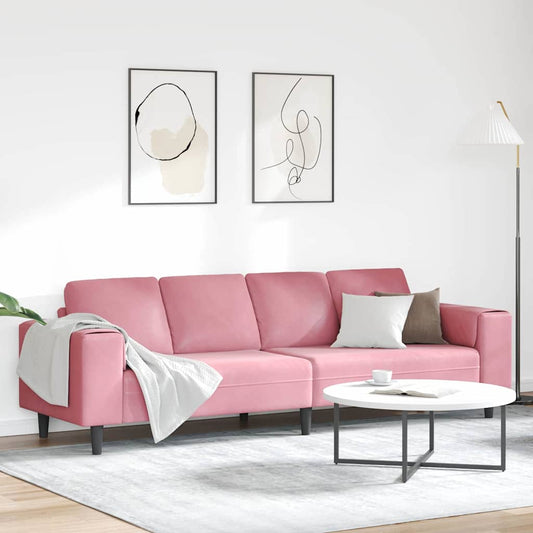 Nappali Kanapé Rózsaszín 250 x 77 x 76 cm