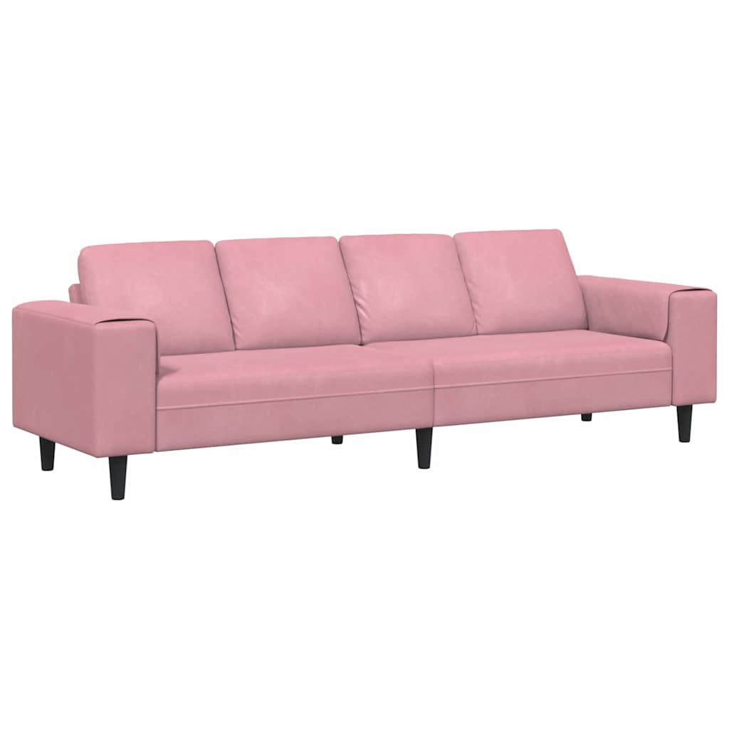 Nappali Kanapé Rózsaszín 250 x 77 x 76 cm