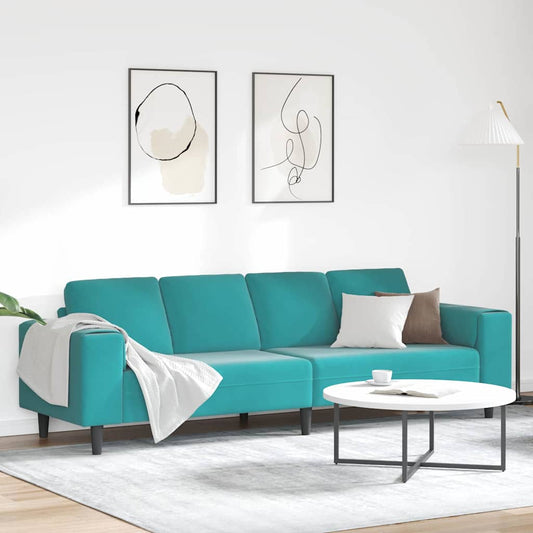 Nappali Kanapé Türkiz 250 x 188 x 76 cm