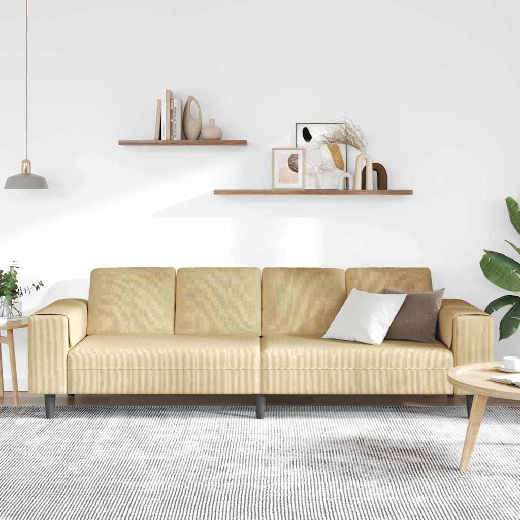 Kanapé Szürke zöld 250 x 77 x 76 cm Bársonyos szövet
