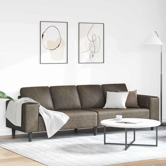 Nappali Kanapé Sötétszürke 250 x 77 x 76 cm
