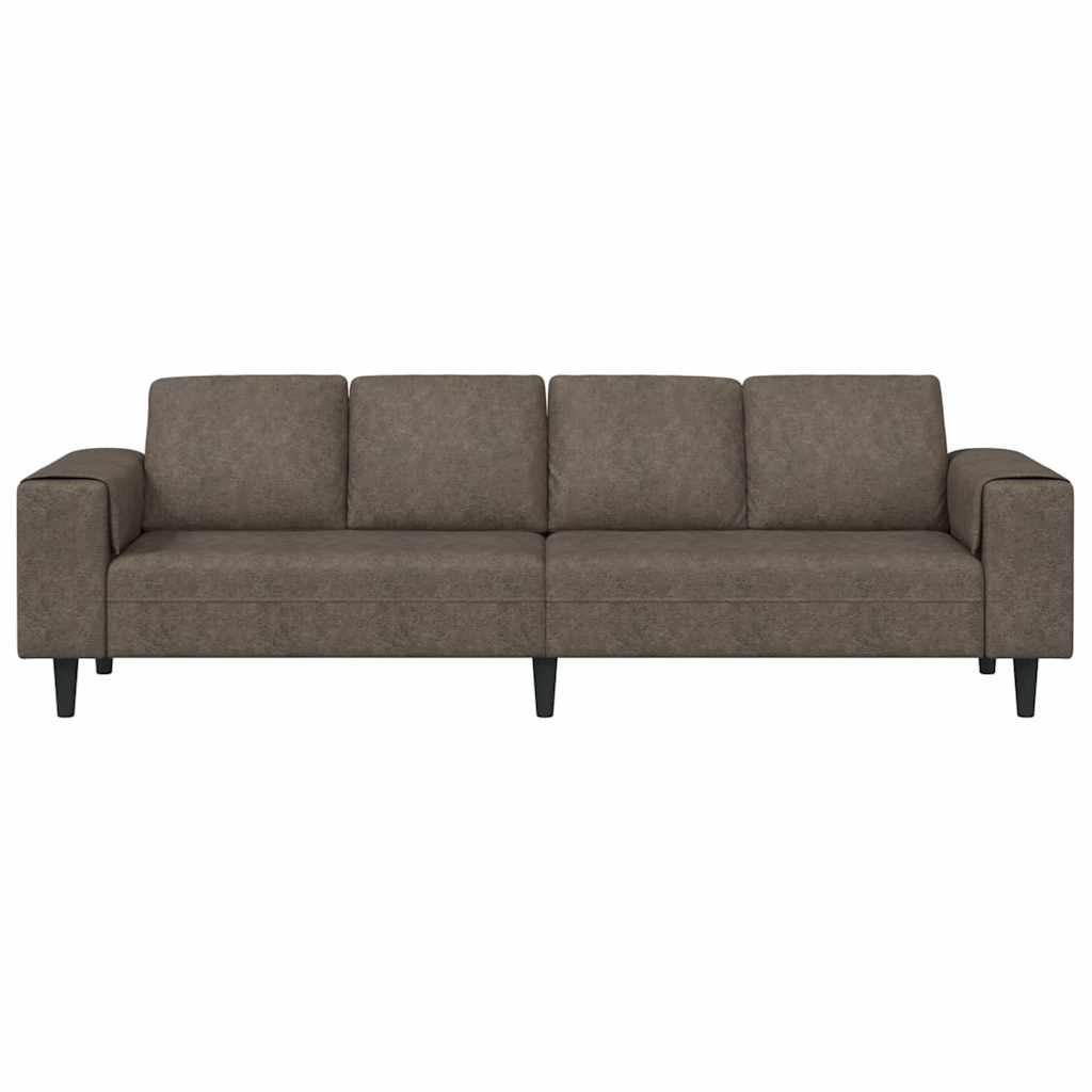 Nappali Kanapé Sötétszürke 250 x 77 x 76 cm