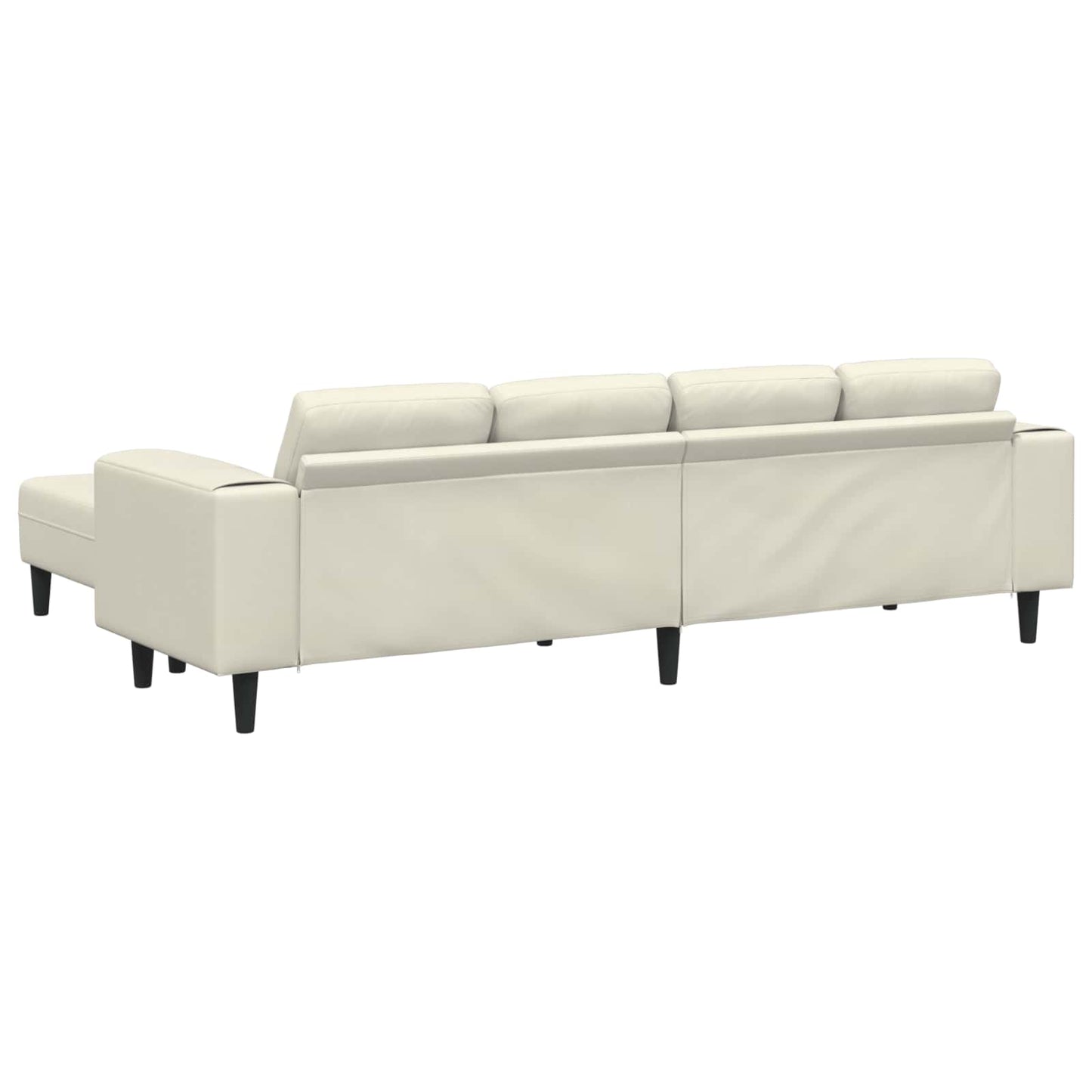 Nappali Kanapé 3 pcs Krém 250 x 188 x 76 cm