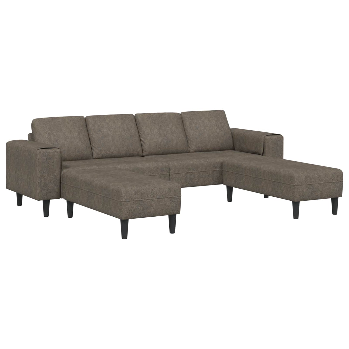 Nappali Kanapé 3 pcs Sötétszürke