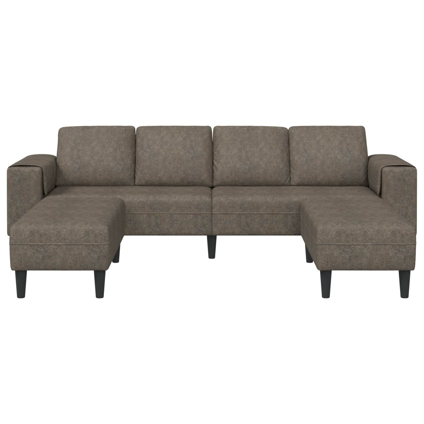 Nappali Kanapé 3 pcs Sötétszürke