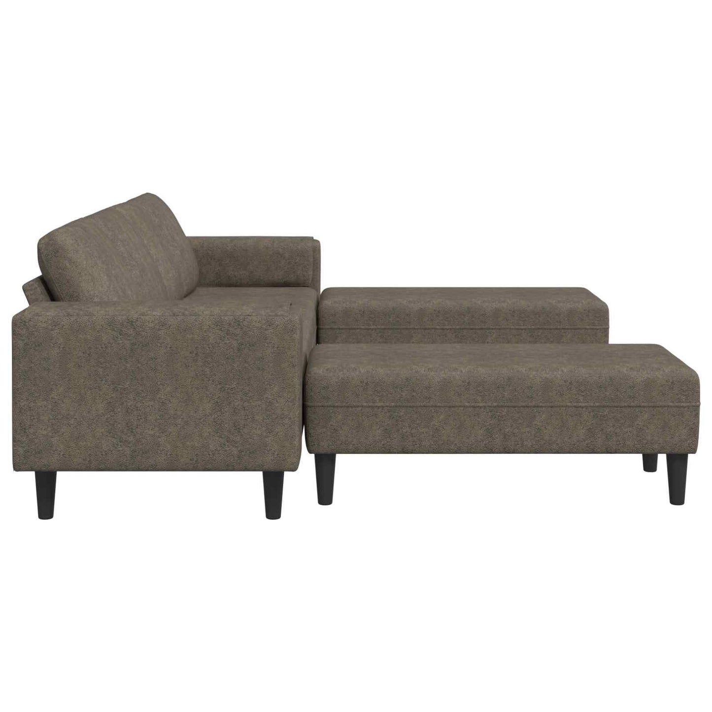 Nappali Kanapé 3 pcs Sötétszürke