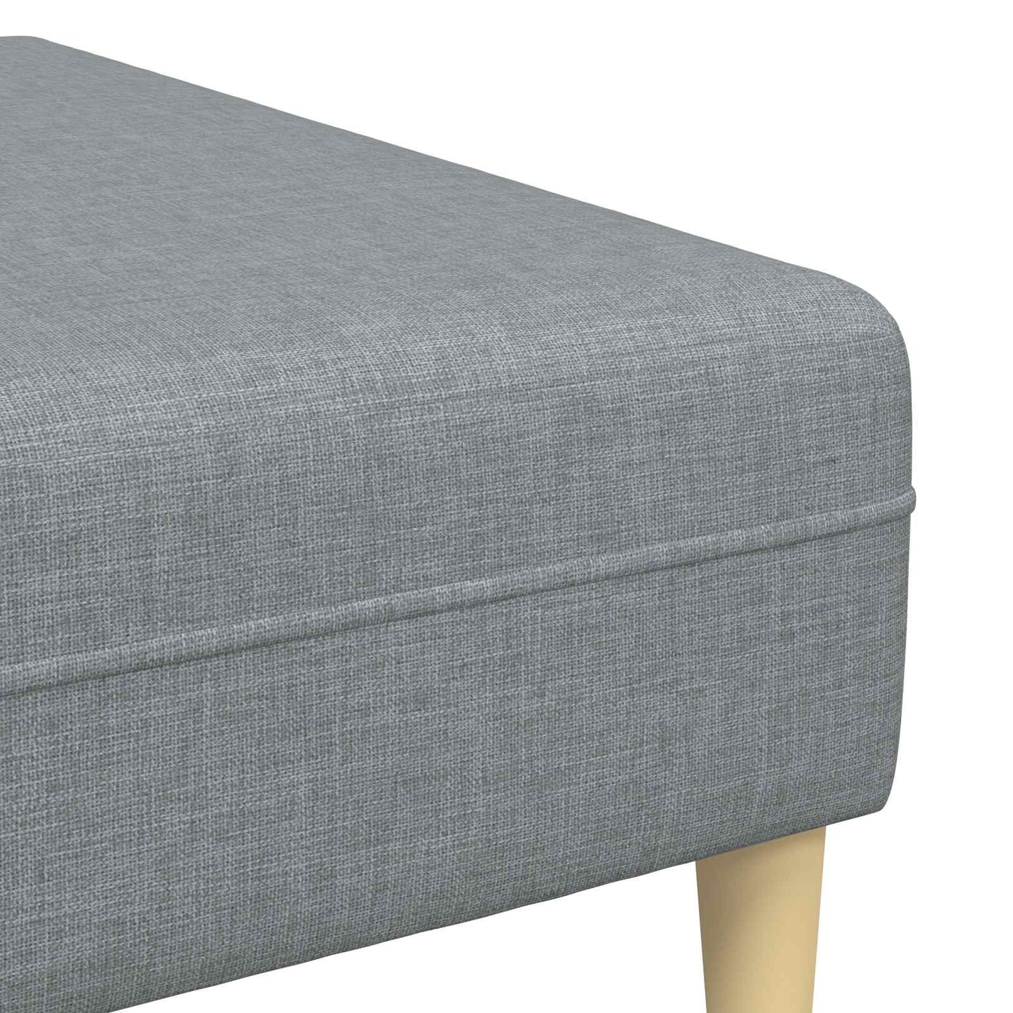 Kanapé párnával 3 pcs Világosszürke szövet