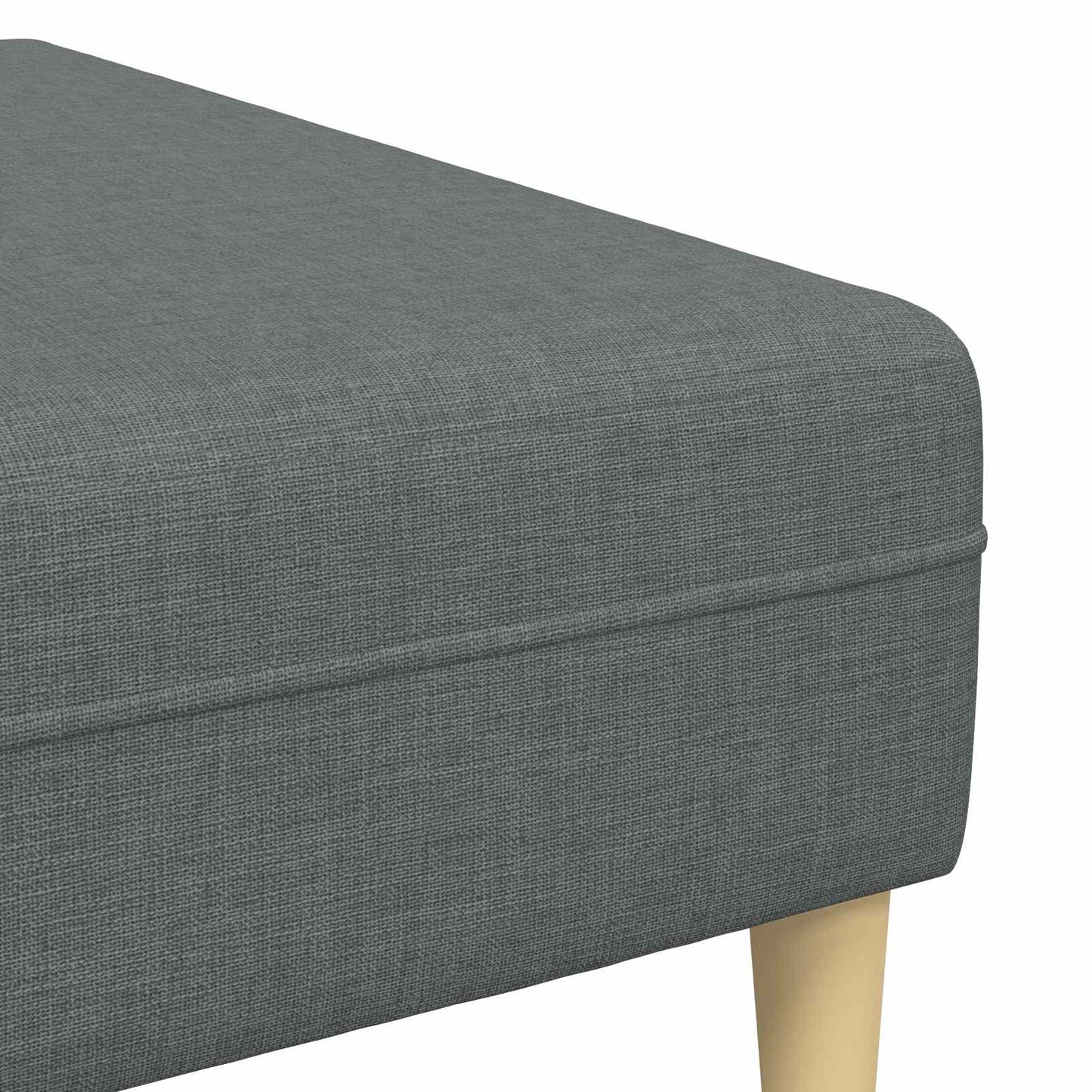 Kanapé párnával 3 pcs Sötétszürke szövet