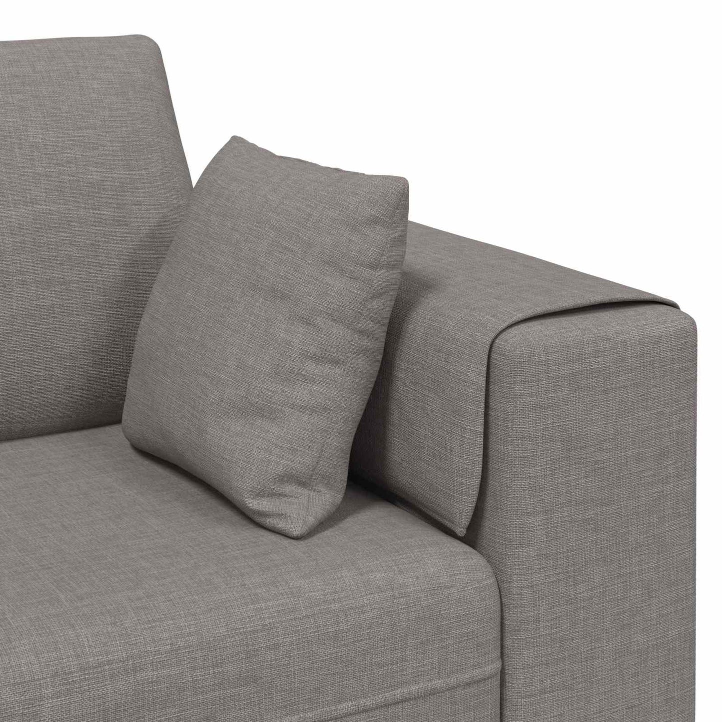 Kanapé párnával 3 pcs Tópszínű szövet