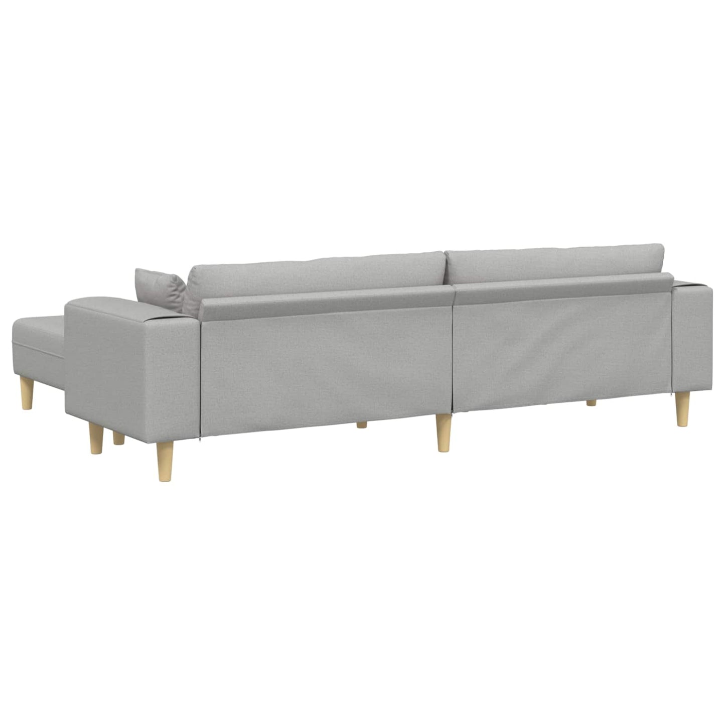 Kanapé 3 pcs Felhőszürke 250 x 188 x 76 cm szövet