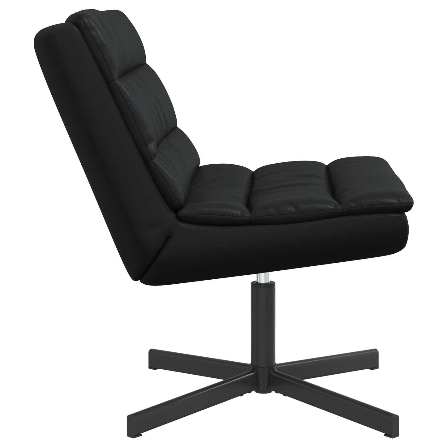Forgószék Fekete 63 x 75 x 76 cm Fényes PU