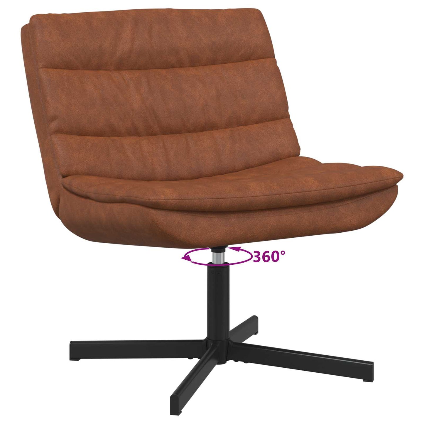 Forgószék Barna 63 x 75 x 76 cm Antik PU