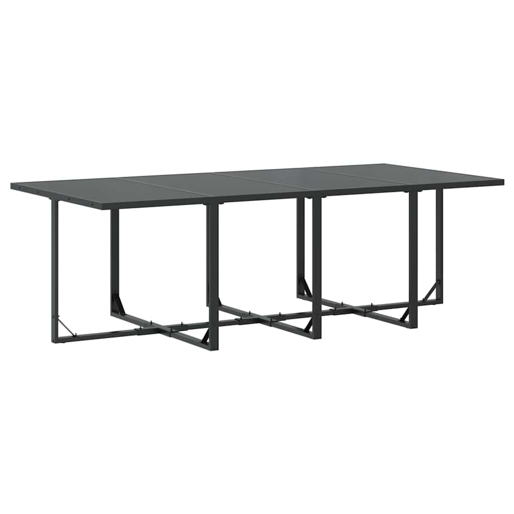 Kert étkező szett 13 pcs Fekete Acél