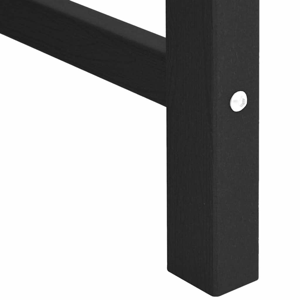Kerti Szék 4 pcs Fekete 65.5 x 59 x 88 cm Polietilén