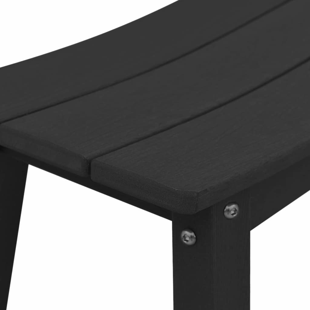 Kerti bár szett 3 pcs Fekete HDPE
