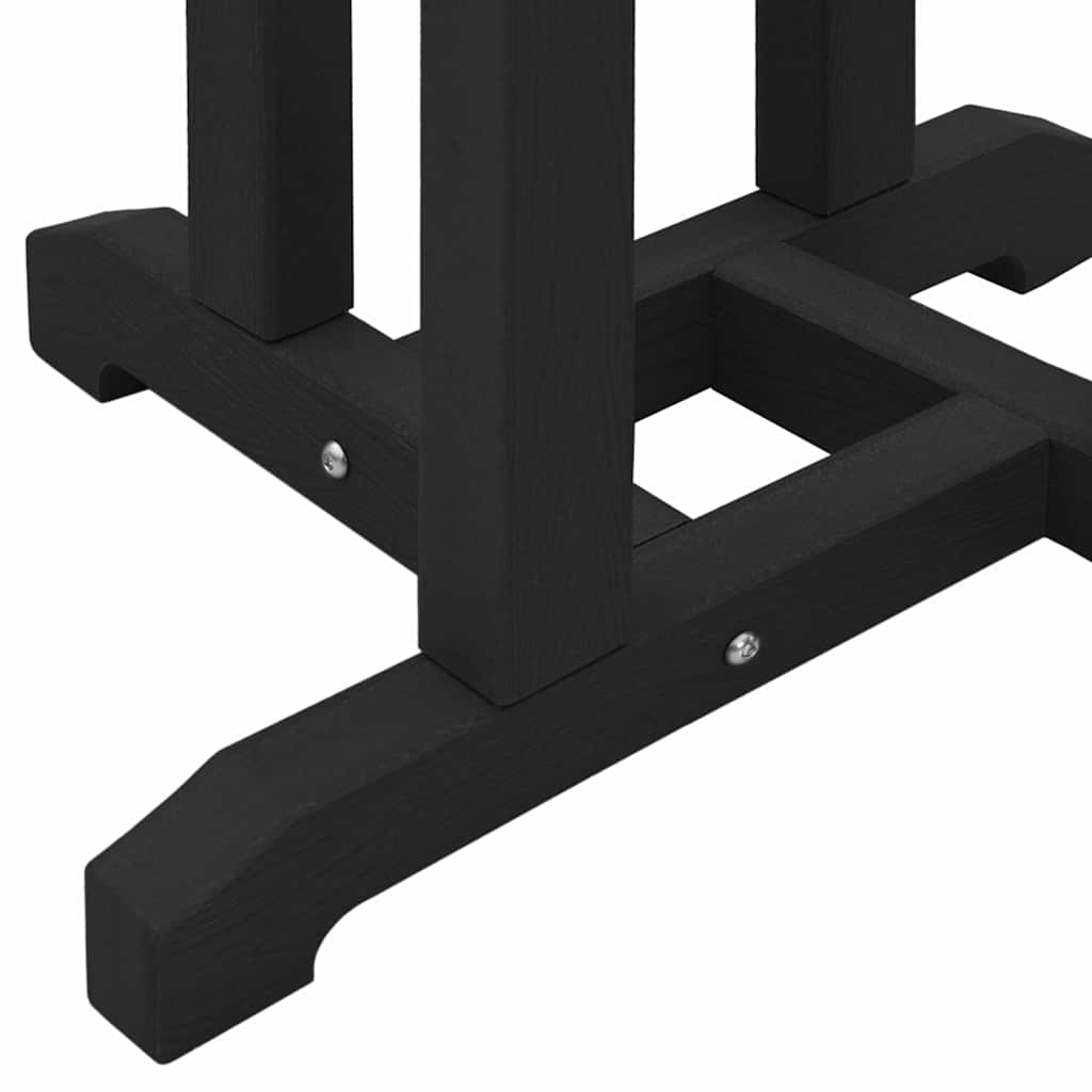 Kerti bár szett 3 pcs Fekete HDPE