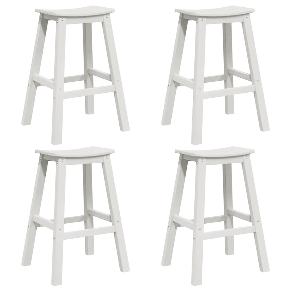 Kerti bár szett 4 pcs Fehér HDPE